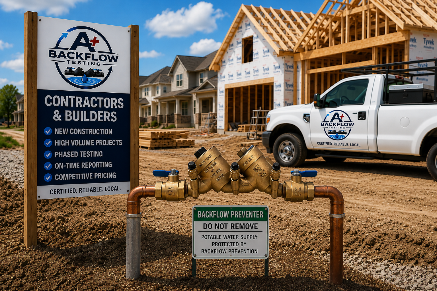 Contractors and Builders Backflow Testing